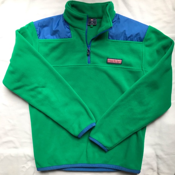 Vineyard Vines Jackets & Blazers - Vineyard Vines Women’s Green Fleece Pullover XS